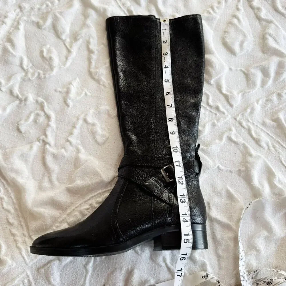 Naturalizer Rena 2 Leather Tall Boots Size 5 New
